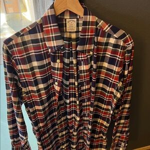Brooks Brothers Multicolor Plaid Button-Down Shirt